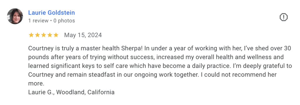 Client Reviews Laurie